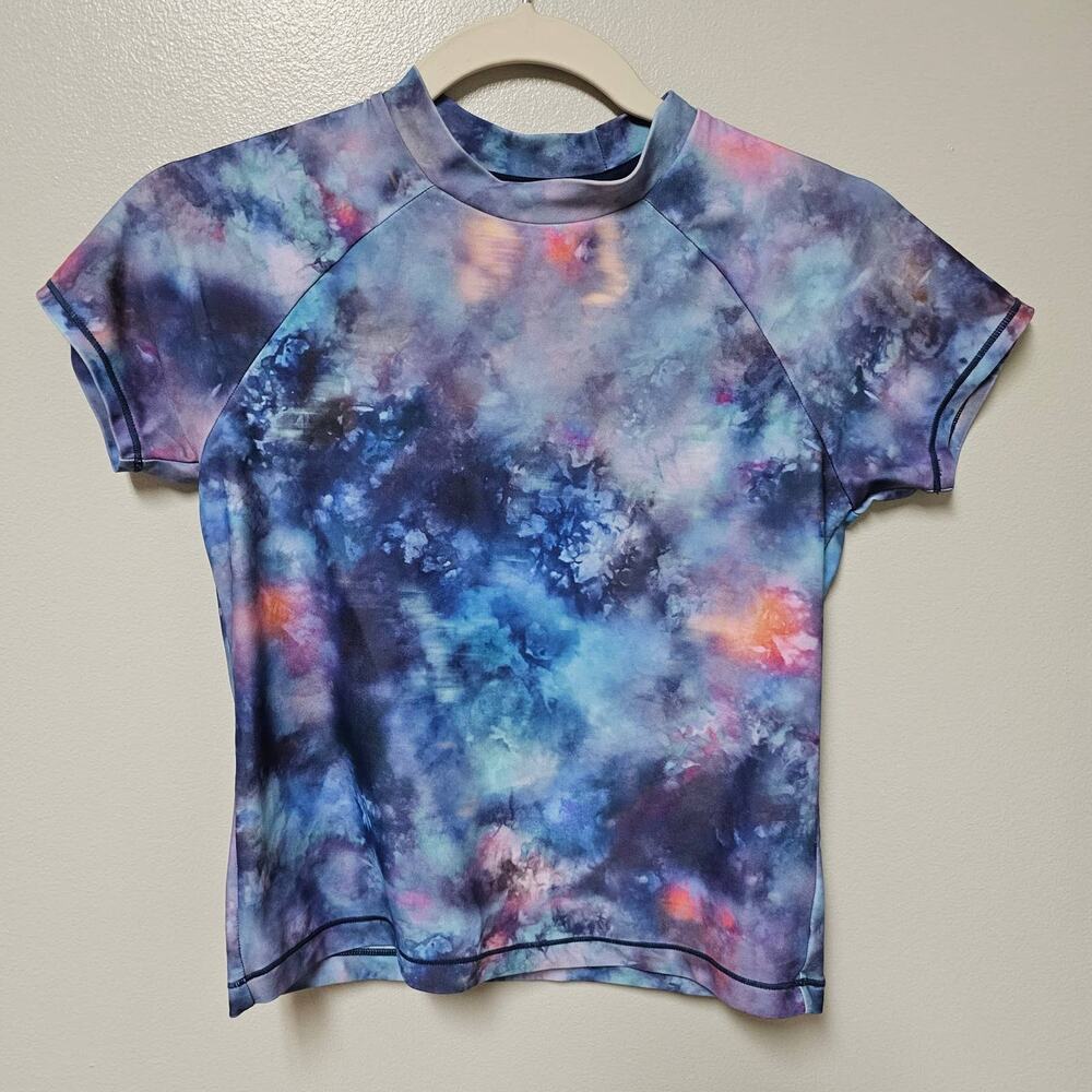 Athleta Girl Nylon Mock Neck Rashguard Size L/12